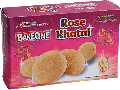 Rose Khatai Cookies